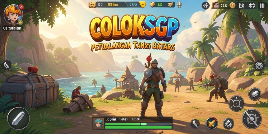 Tampilan gameplay COLOKSGP yang menakjubkan di dunia terbuka.