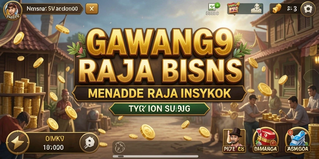 Screenshot menunjukkan gameplay seru GAWANG69 dengan fitur Tycoon.
