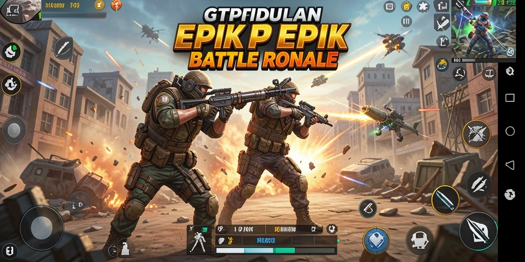 Gameplay mendebarkan di GTPIDN dengan pertempuran intens.