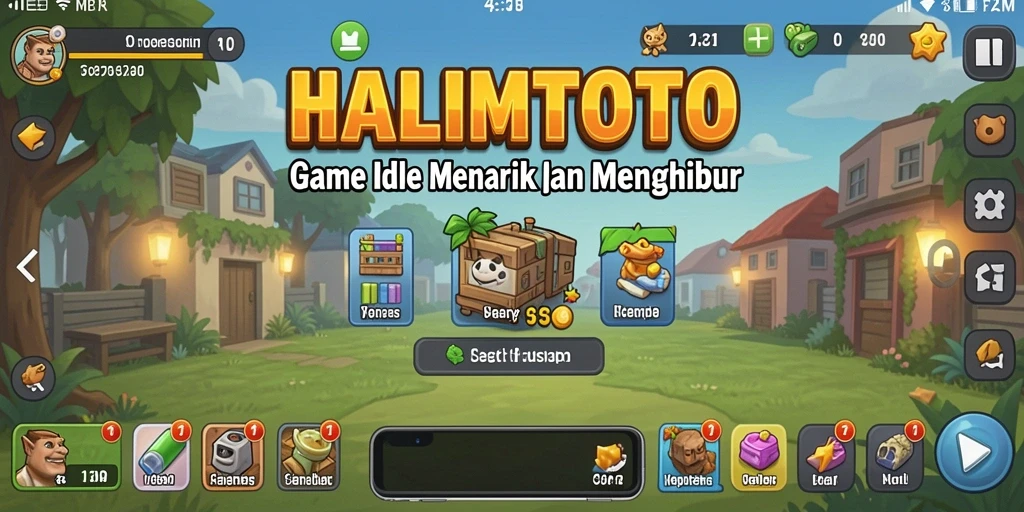 Tampilan gameplay HALIMTOTO yang memikat dan menghibur.