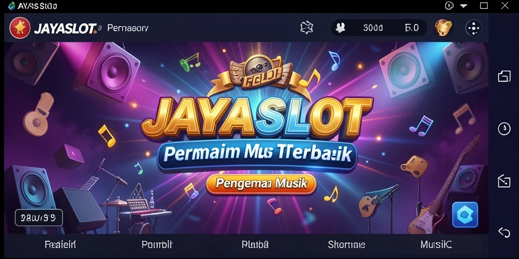 Tampilan gameplay JAYASLOT yang menarik dengan berbagai pilihan lagu.