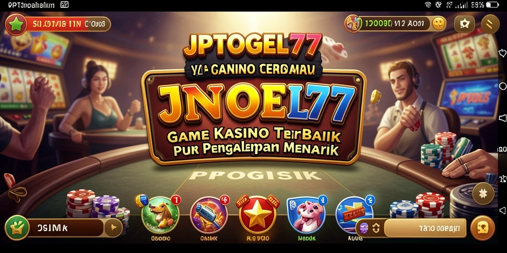 Tampilan gameplay menarik dalam JPTOGEL77, dengan berbagai pilihan permainan Kasino.
