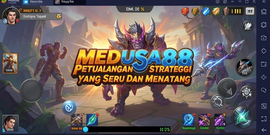 Tangkapan layar gameplay MEDUSA88 yang mendebarkan dan penuh strategi.