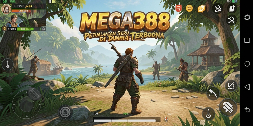 Tampilan gameplay yang menakjubkan dari dunia Open World MEGA388.