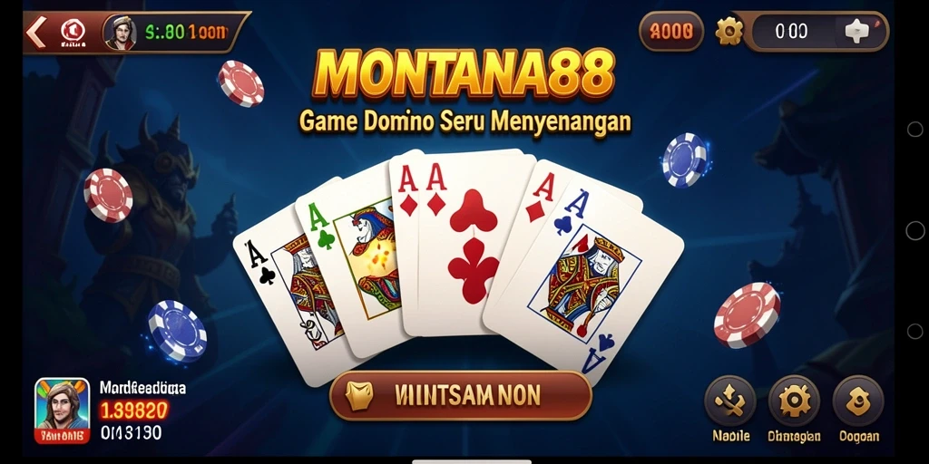 Ilustrasi gameplay seru di <strong>MONTANA88</strong> dengan pemain yang berinteraksi.