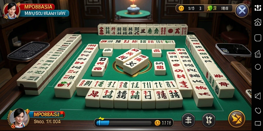 Screenshot MPO88ASIA menampilkan gameplay Mahjong yang mengasyikkan.