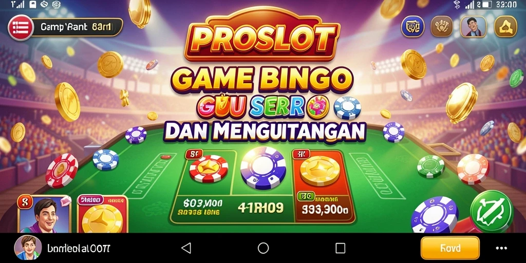 Tampilan gameplay seru dari PROSLOT yang penuh dengan keseruan Bingo.