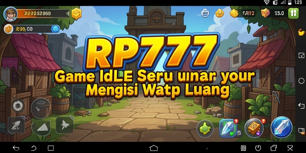 Tampilan gameplay RP777 yang mengasyikkan dan penuh aksi Idle.