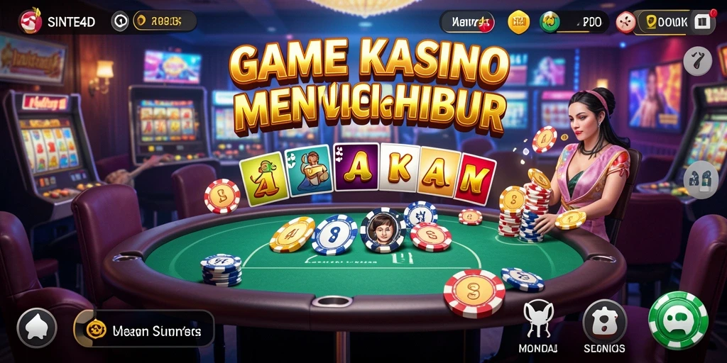 Tampilan gameplay seru di SINTE4D dengan berbagai pilihan permainan Kasino.