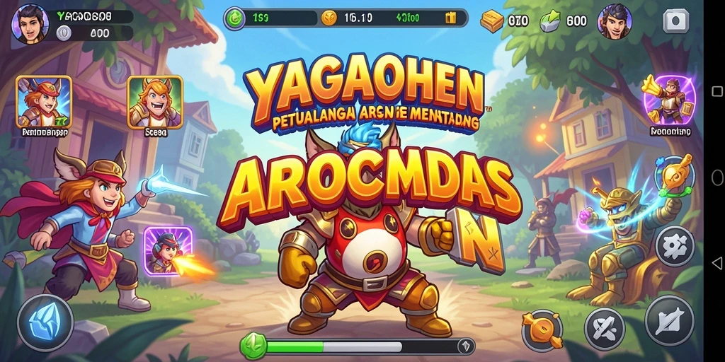 Tampilan gameplay YAGAOHEN yang mendebarkan dan penuh aksi.