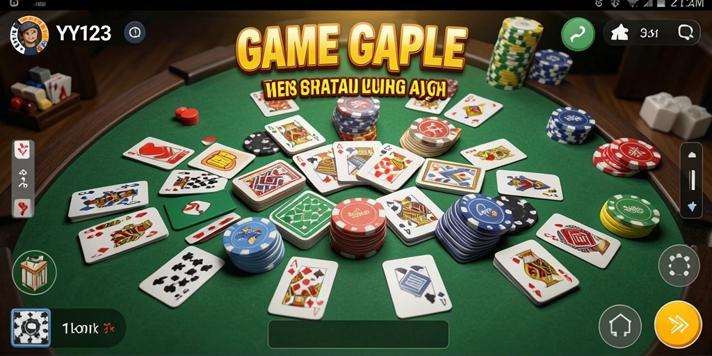 Gameplay seru dan mendebarkan dalam permainan Gaple.